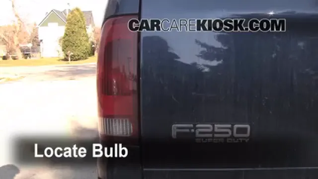 1999 Ford F-150 XLT 4.6L V8 Extended Cab Pickup (4 Door) Luces Luz de reversa (reemplazar foco)